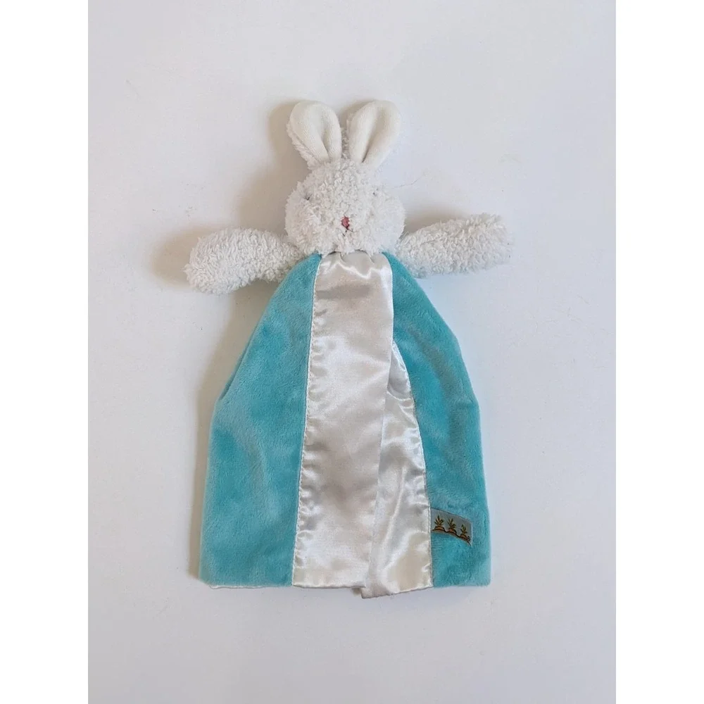 Bunnies By The Bay Bud Bunny Bye Bye Buddy Aqua Blue Lovey Security Blanket‎ 12